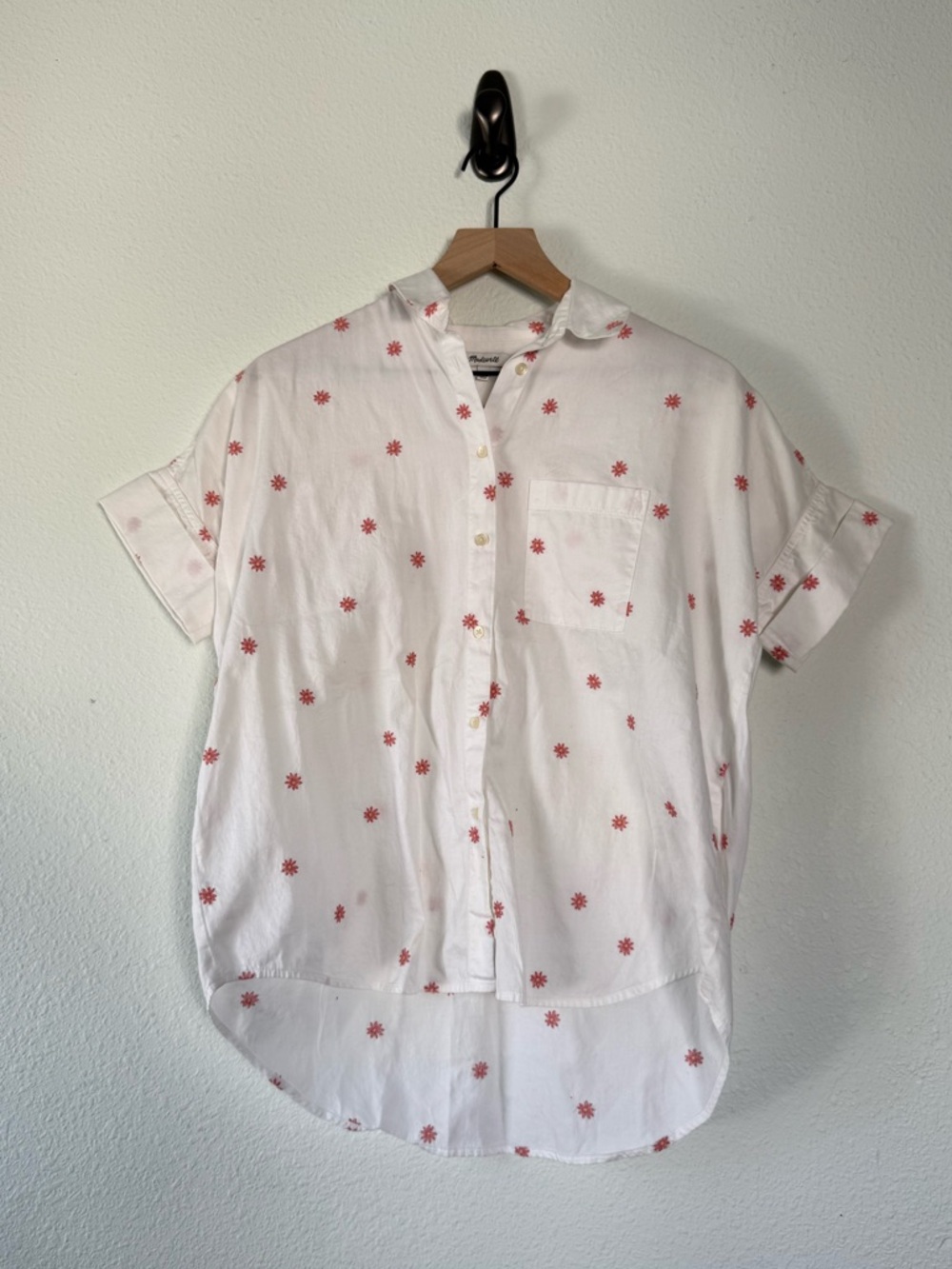 Madewell Daisy Courier Shirt XS